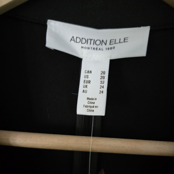 AdditionElle Black Tuxedo Blazer 2X - Picture 6 of 9